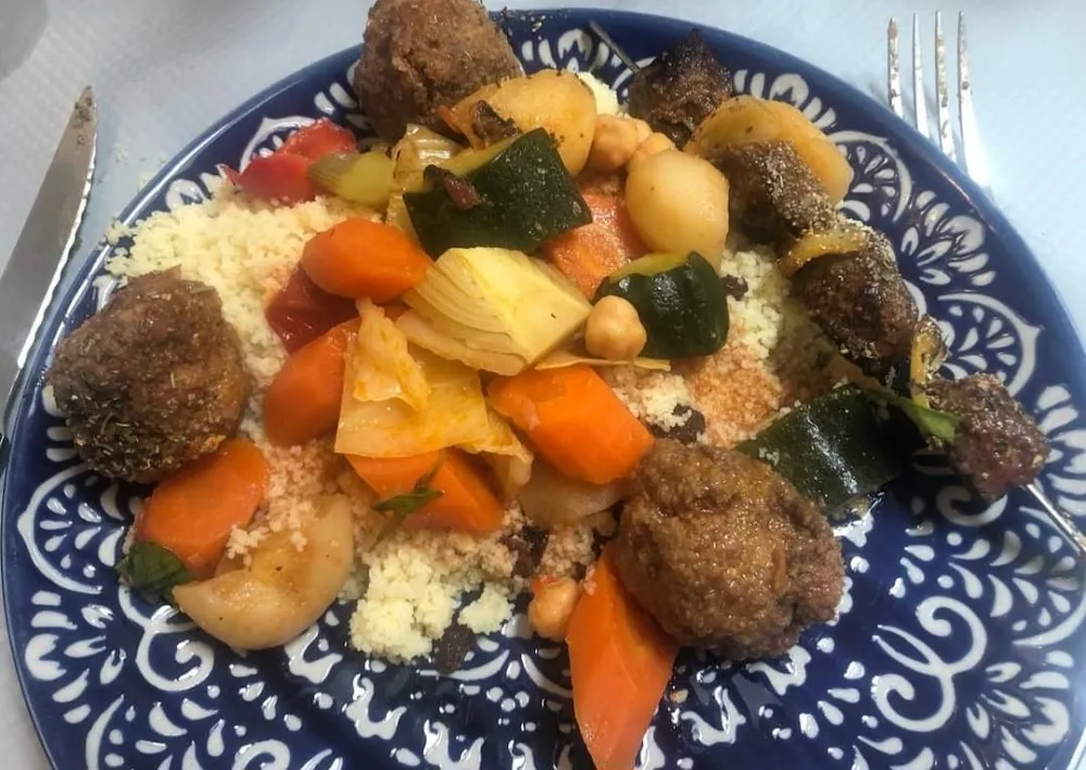 Couscous Boulettes Brochette